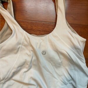 Lululemon white Tank Top